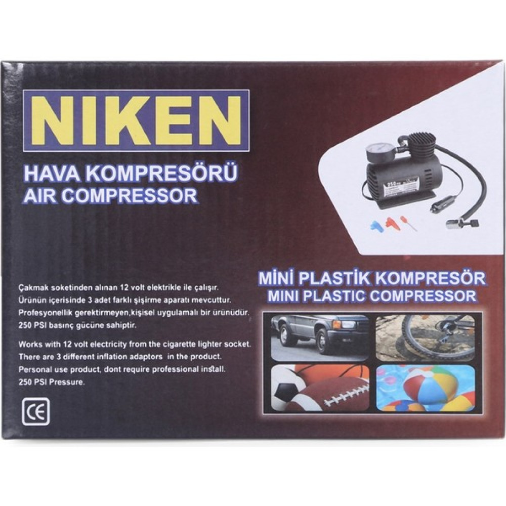 Niken Hava Kompresörü Plastik Gövde Hava Kompresörü Fiyatı
