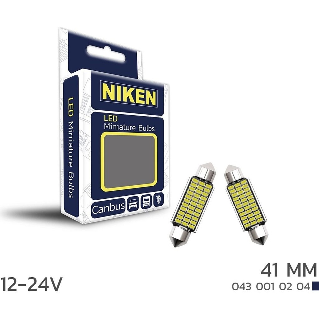 Niken LED Ampul Sofit Canbus LED 41MM 12-24V - Beyaz Ledli Lambalar Fiyatı