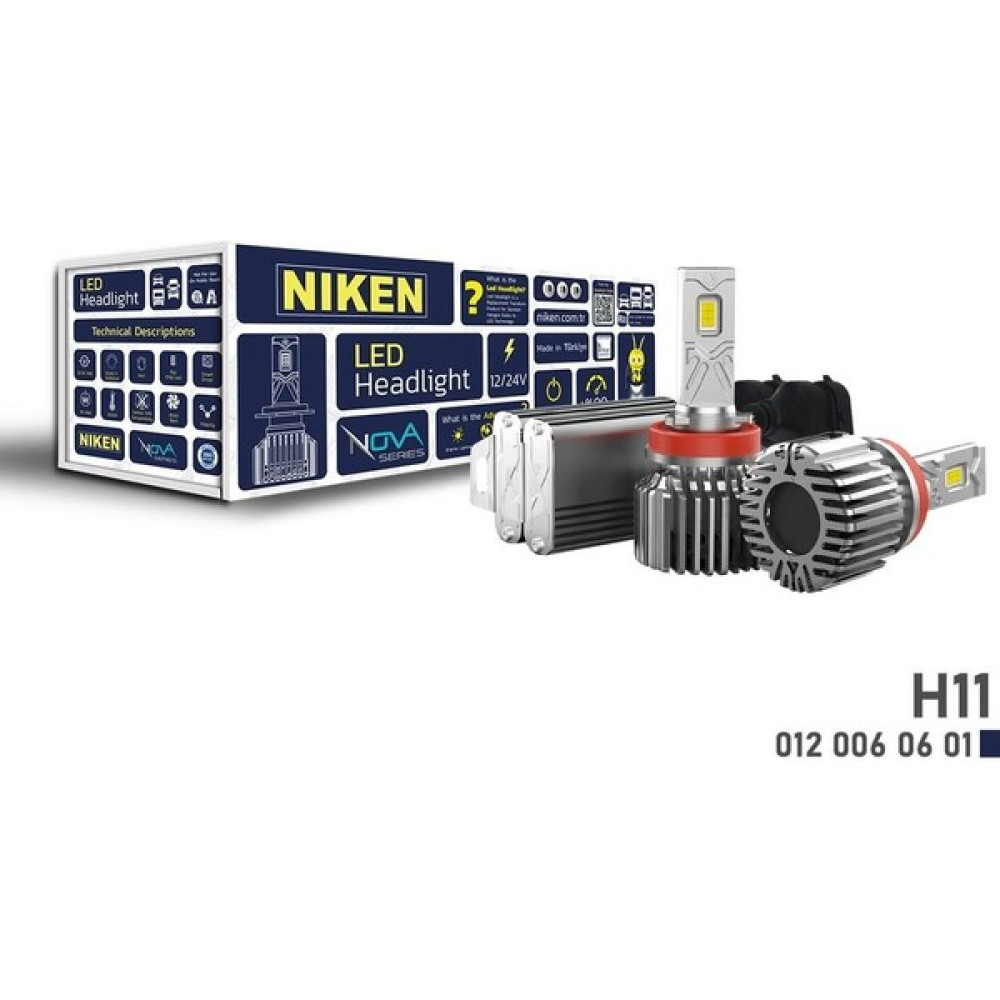 Niken LED Xenon Nova Serisi H11 (90W) - Beyaz Oto Boyaları Fiyatı