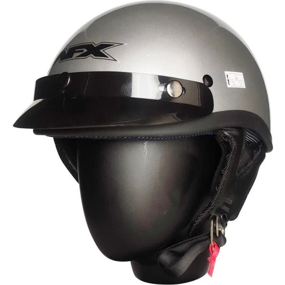 Nikko FX66 Chopper Motosiklet Kaskı - Gri - L Motorsiklet Kaskları Fiyatı