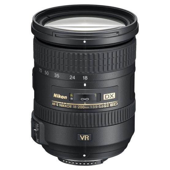 Nikon 18-200mm f-3.5-5.6G AF-S ED VR II Lens