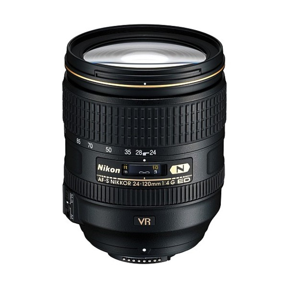 Nikon Af-S 24-120Mm F/4G Ed Vr Lens İthalatçı Garantili Objektif & Lensler Fiyatı