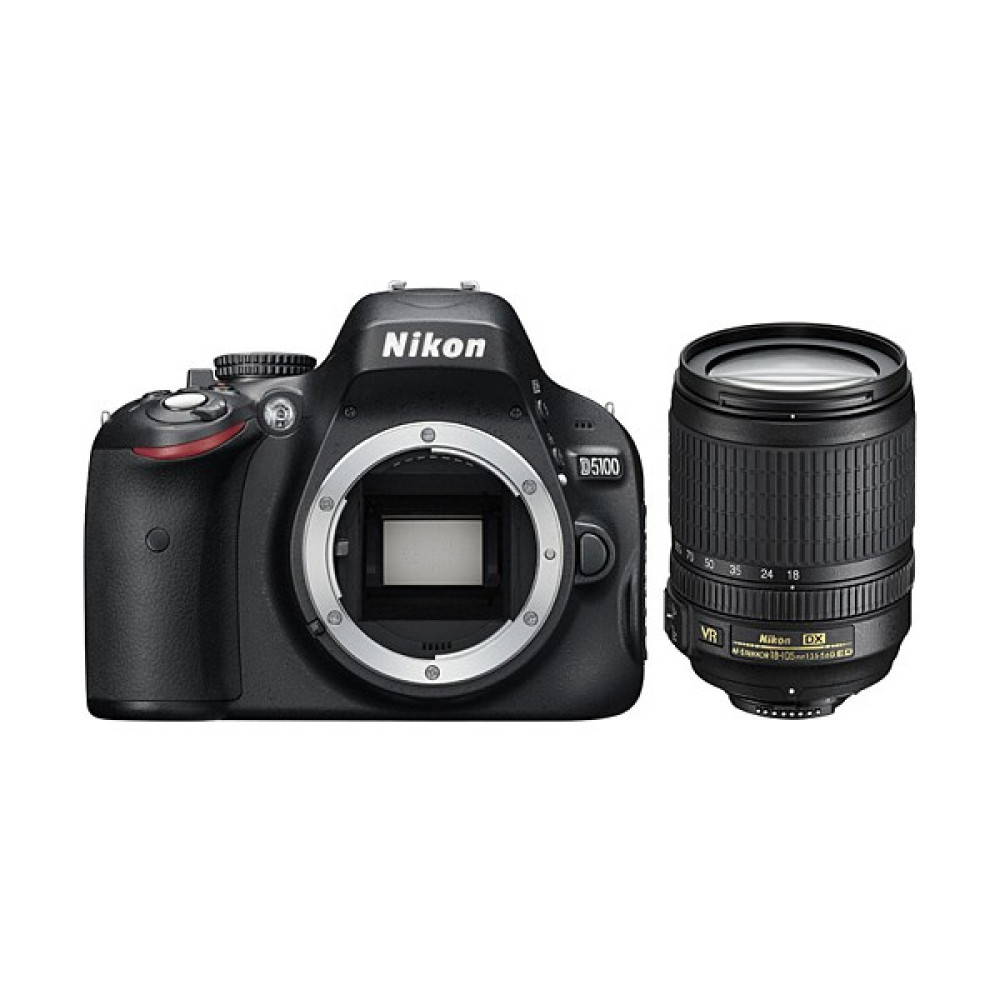 Nikon D5100 18-105MM Vr Lens Dijital Slr Fotoğraf Makinesi - Siyah Dijital Fotoğraf Makineleri Fiyatı
