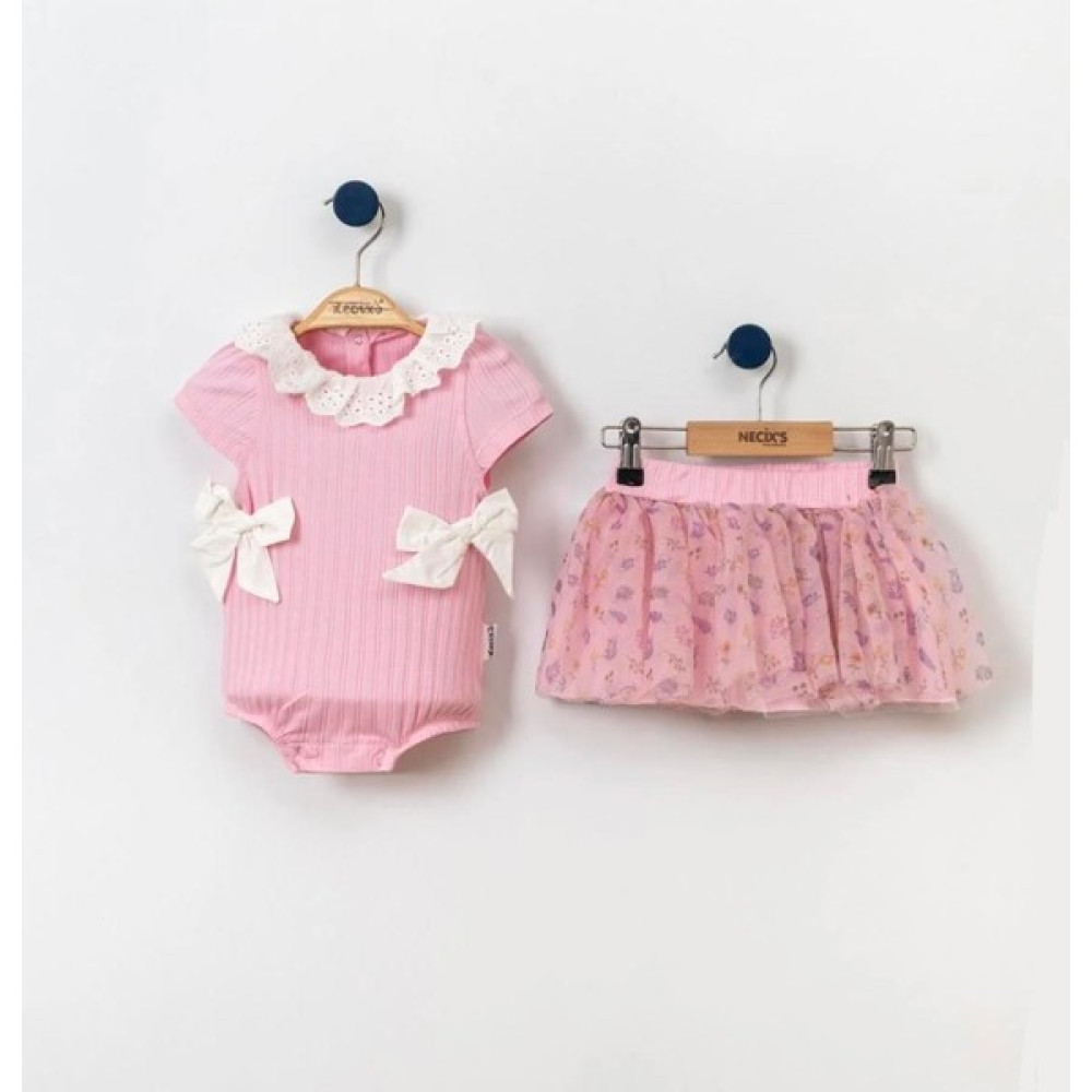 Niku Kids Vintage Flowers Tütülü Kız Bebek Badili Takım Bebek Giysi Takım Fiyatı