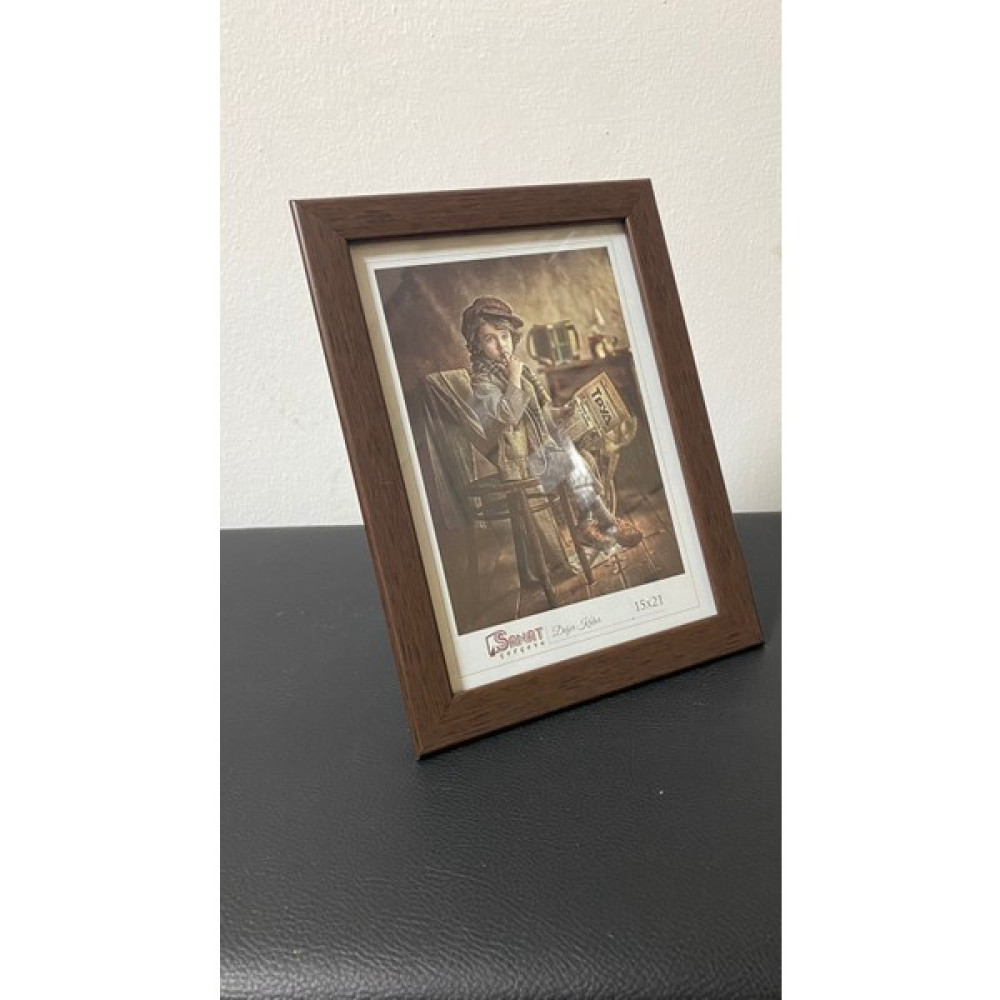 Nil Hediye 15X21 Resim Çerçevesi - Kahve Resim & Fotoğraf Çerçevesi Fiyatı
