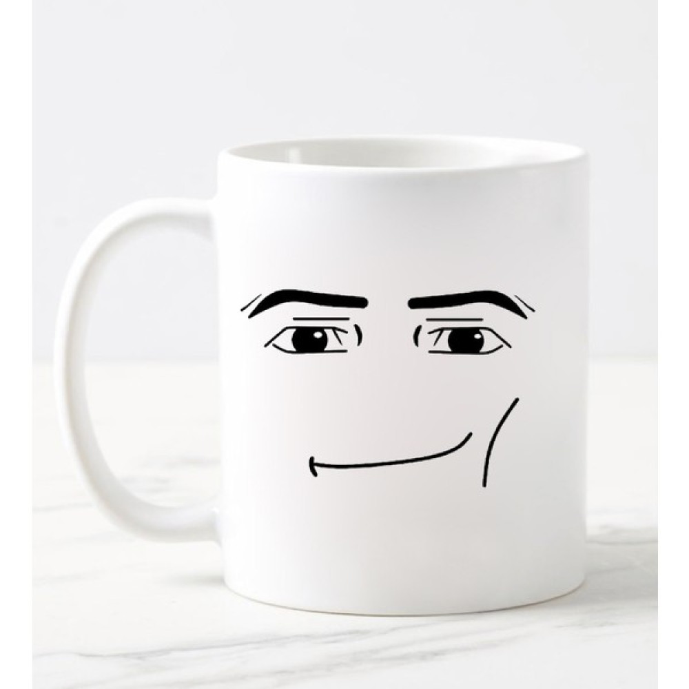Nil Hediye Reblox Man Face Mug - Beyaz Fincan / Bardak / Kahve Takımı Fiyatı