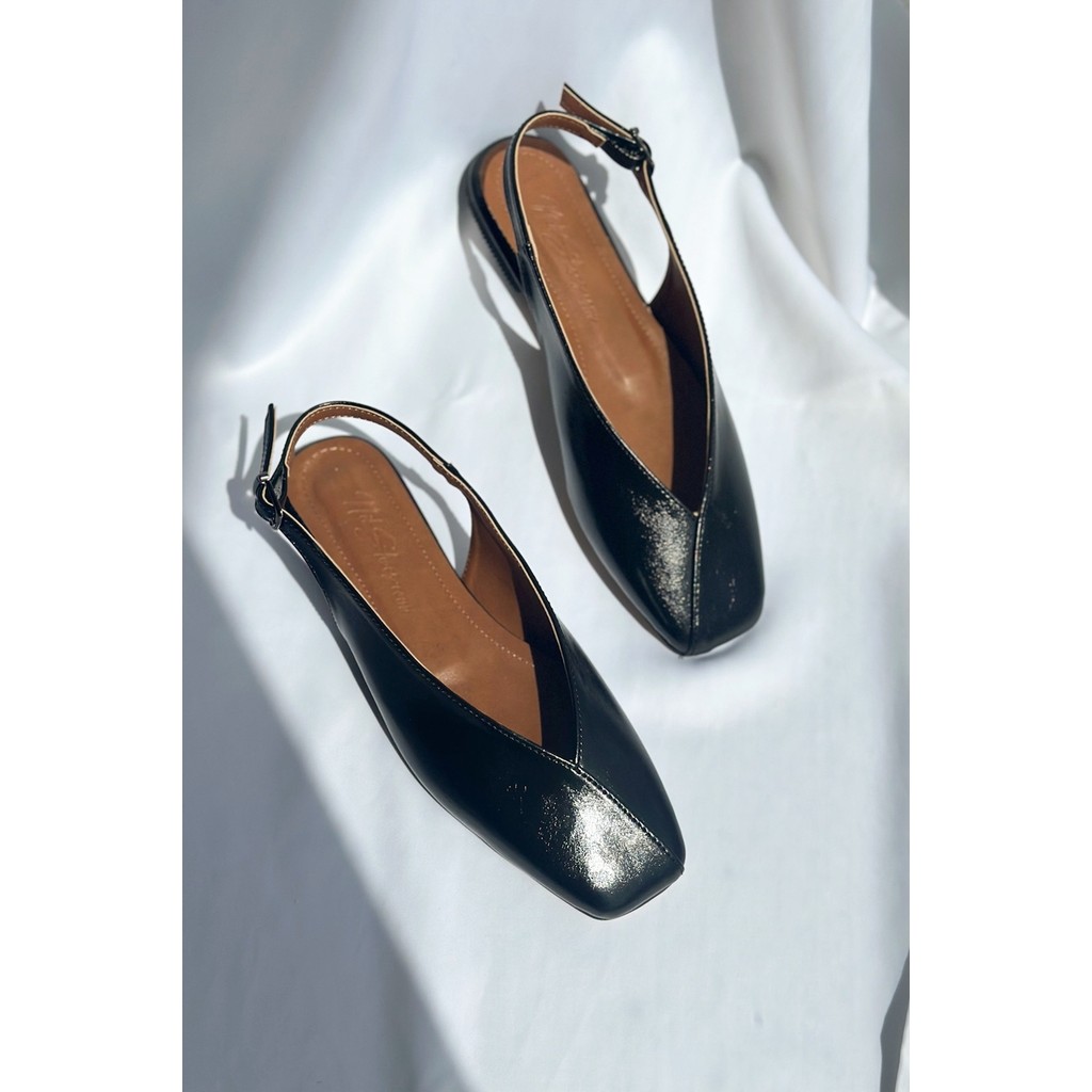 Nil Shoes Miya Siyah Cilt Babet Babetler Fiyatı