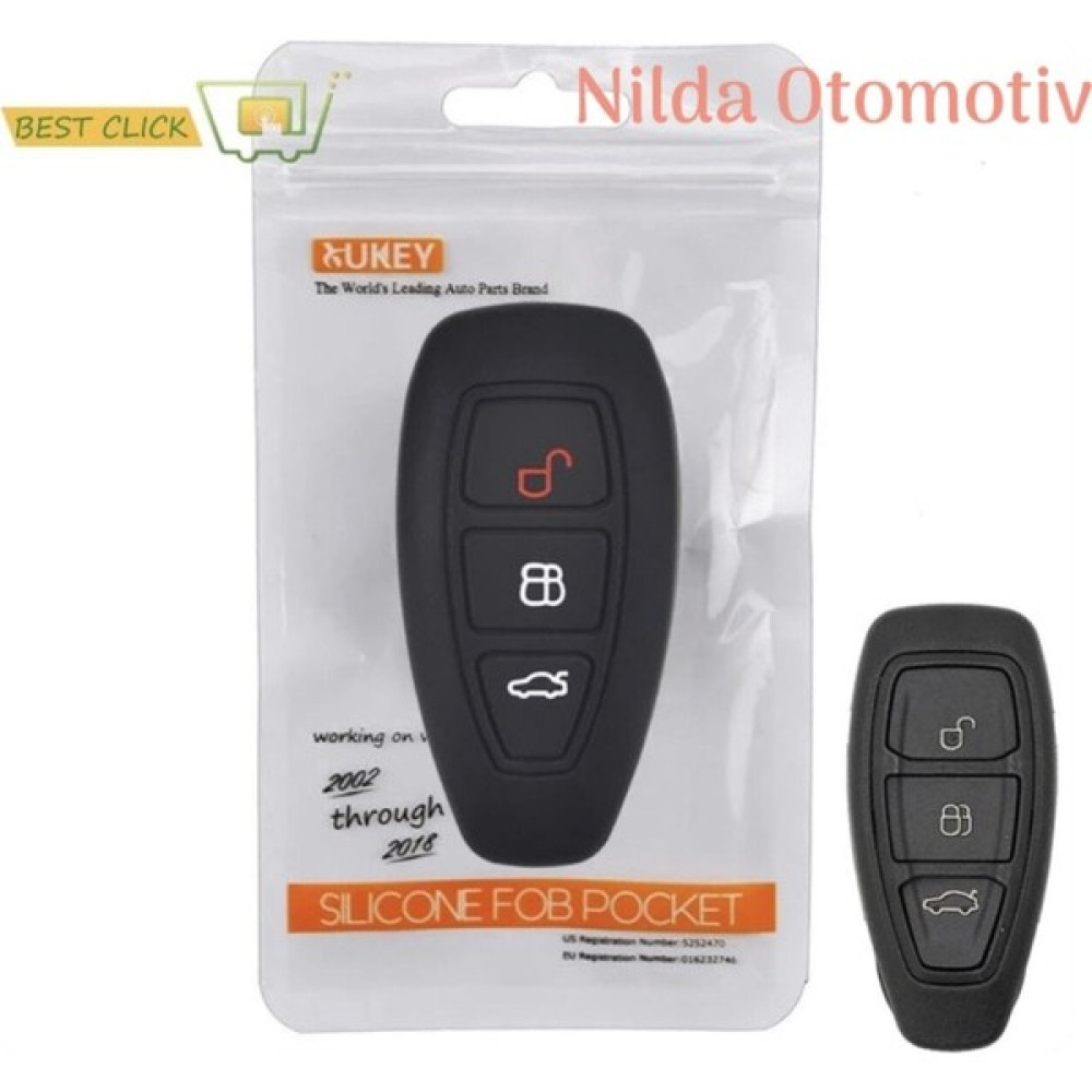 Nildaoto Ford Focus Fiesta Kuga Mondeo Bmax Cmax Smax Silikon Anahtar Kılıfı Anahtarlık Fiyatı
