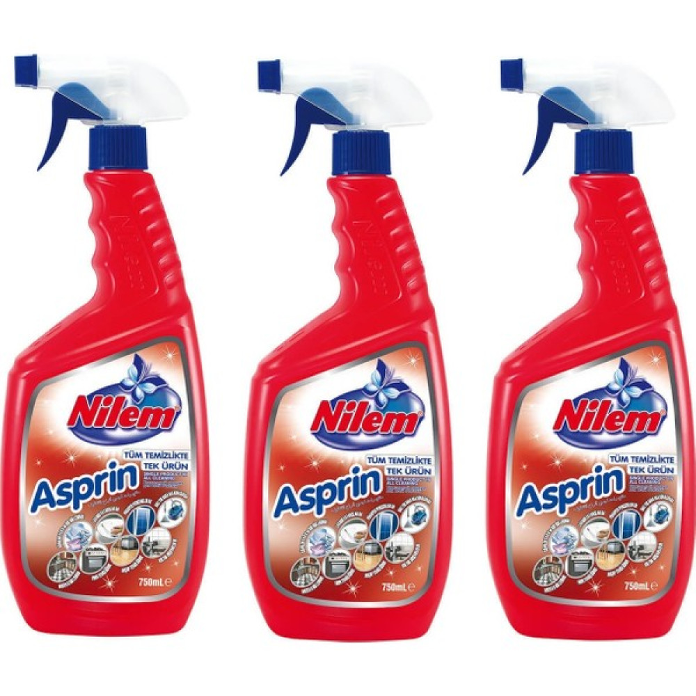 Nilem Aspirin 750 ml 3'lü Çamaşır Yıkama Fiyatı
