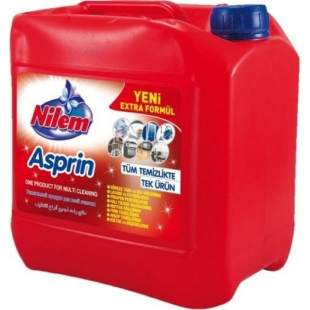 Nilem Aspirin Tüm Temizlikler Için 5 L Temizlik Malzemeleri Fiyatı