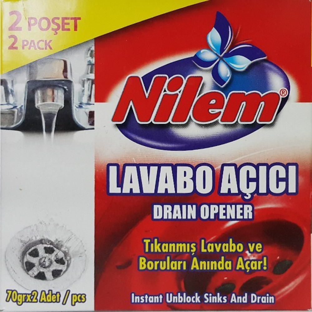 Nilem Lavabo Açıcı 70gr x2 Adet Nalburiye & Hırdavat Fiyatı