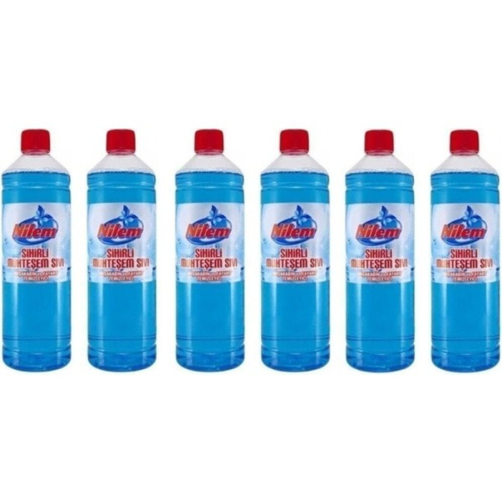 Nilem Sihirli Muhteşem Sıvı 1 Litre 6 Lı - Beyaz Parlatıcı ve Temizleyiciler Fiyatı