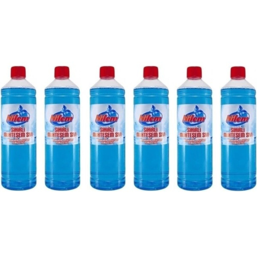 Nilem Sihirli Muhteşem Sıvı 6 x 1 Litre - Beyaz Parlatıcı ve Temizleyiciler Fiyatı