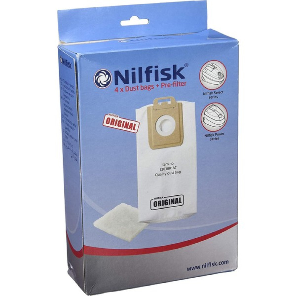 Nilfisk Select-Power Serisi Orijinal Toz Torbas I 4 Lü 128389187 Elektrikli Süpürge Aksesuarları Fiyatı