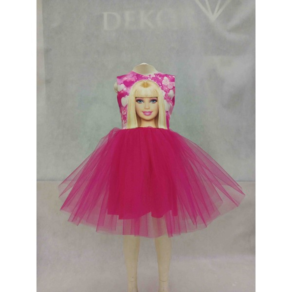 Niliya Çocuk Giyim Barbie Baskılı Tütü Elbise Elbise Fiyatı