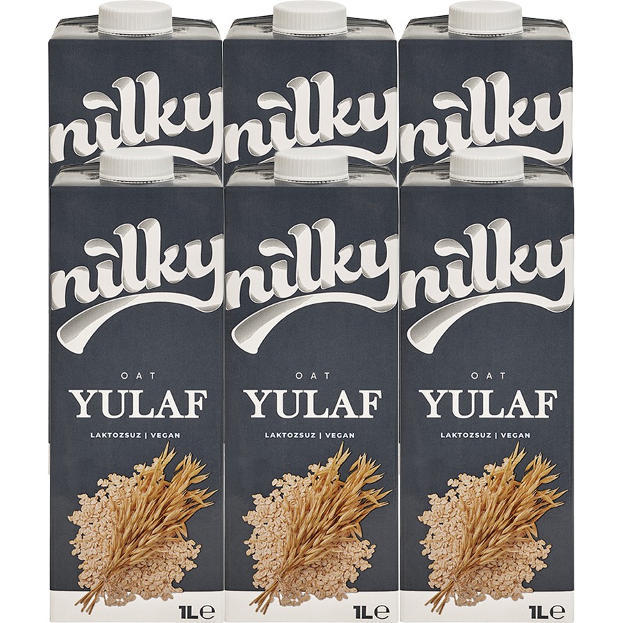 Nilky 6x1 lt Yulaf Sütü Vegan Laktosuz Bitkisel Bazlı Sağlıklı Seçenek Diğer Fiyatı