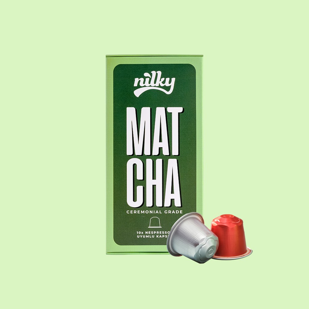 Nilky Matcha Ceremonial Grade 10 Adet Kapsül - Nespresso Uyumlu Diğer Fiyatı