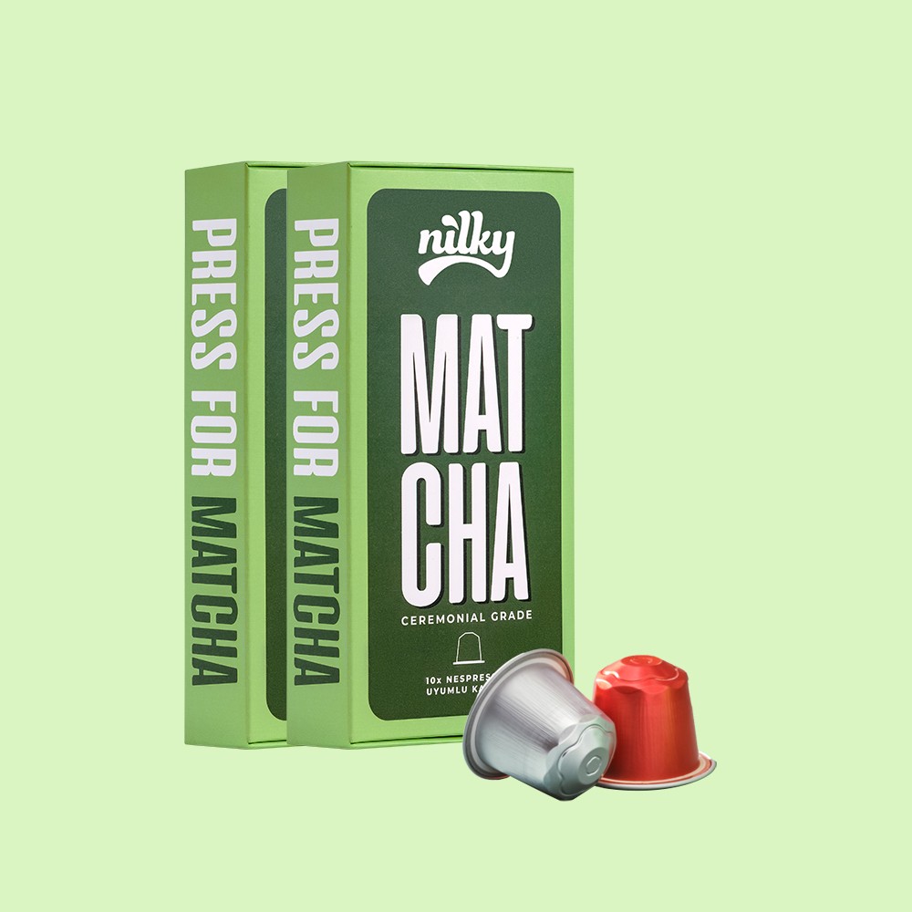 Nilky Matcha Ceremonial Grade 2 X10 Adet Kapsül - Nespresso Uyumlu Diğer Fiyatı