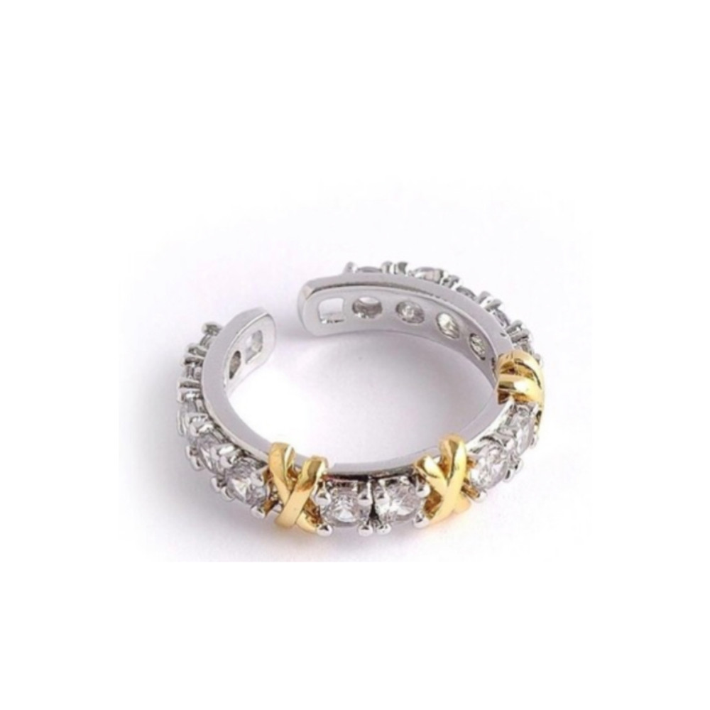 NİLLS STORE Özel Seri Ayarlamalı Tiffany X Yüzük 1 Beden Bijuteri Yüzük Fiyatı