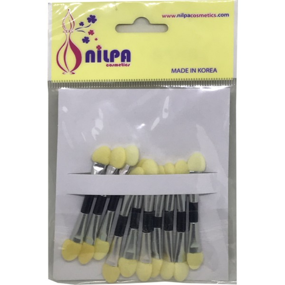 Nilpa Far Fırça Seti 10’lu Çift Taraflı ( Sünger Far Fırçası) Aplikatör Makyaj Fırça ve Aksesuarları Fiyatı