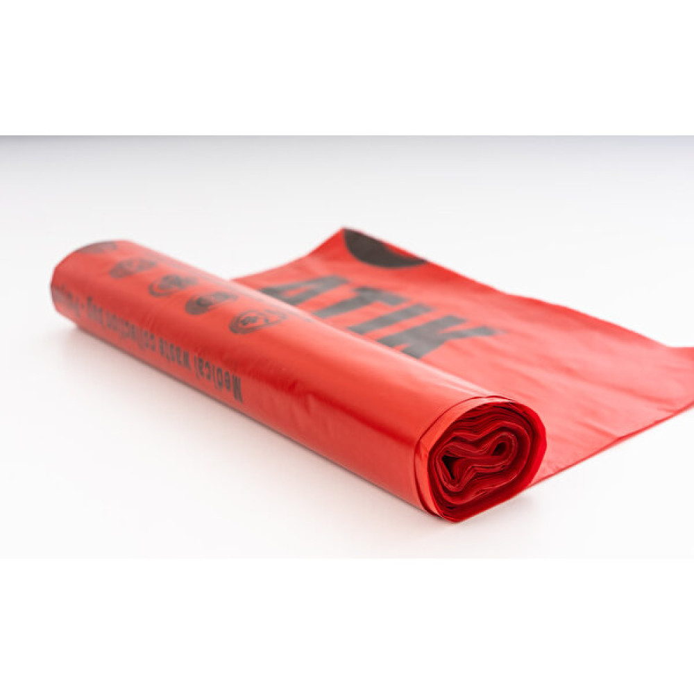 Nilplast Tıbbi Atık Torbası Jumbo Boy 80 x 110 Kırmızı 5 Rulo - 80 x 110 cm Çöp Poşetleri Fiyatı