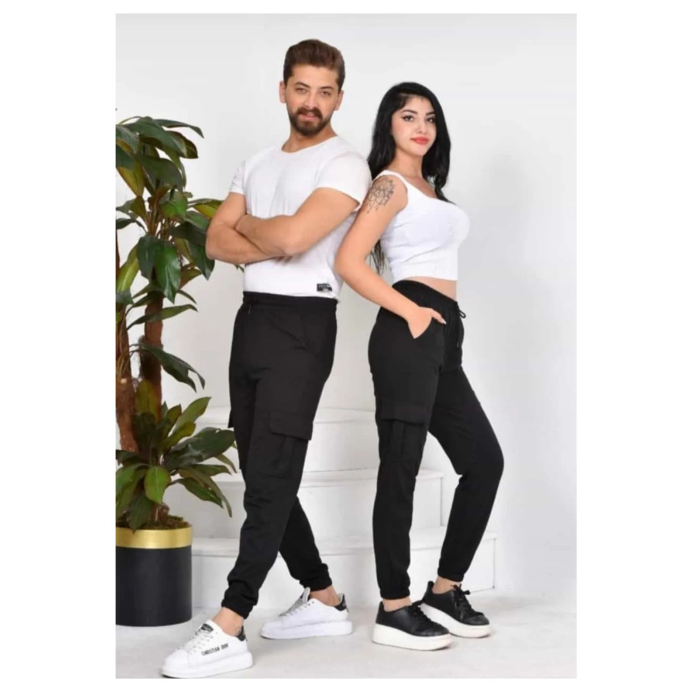 Nilu Moda Kargo Cep Siyah Eşofman Altı S Beden Kadın Eşofman Fiyatı