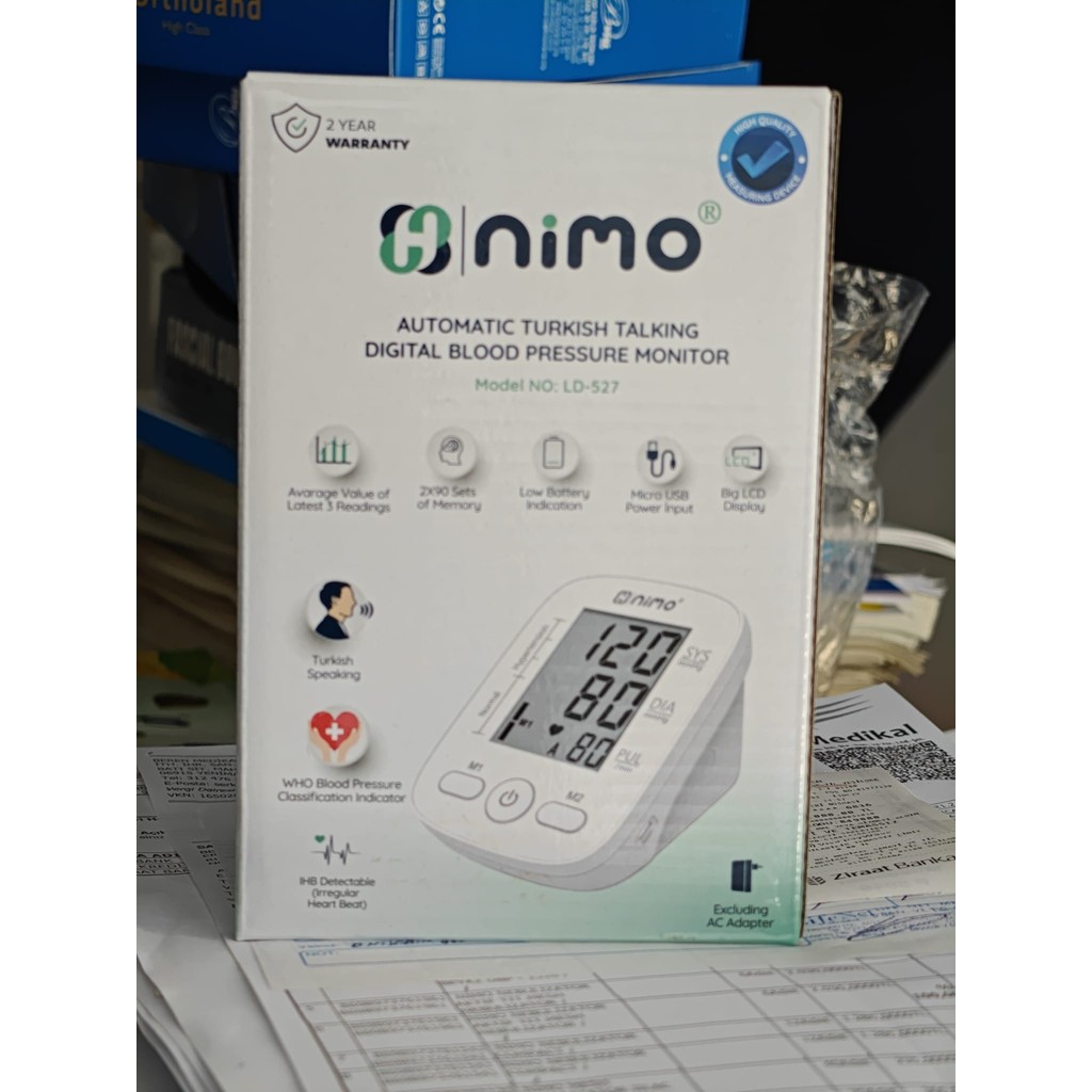 Nimo LD-527 Otomatik Türkçe Konuşan Koldan Ölçer Tansiyon Aleti Diğer Fiyatı
