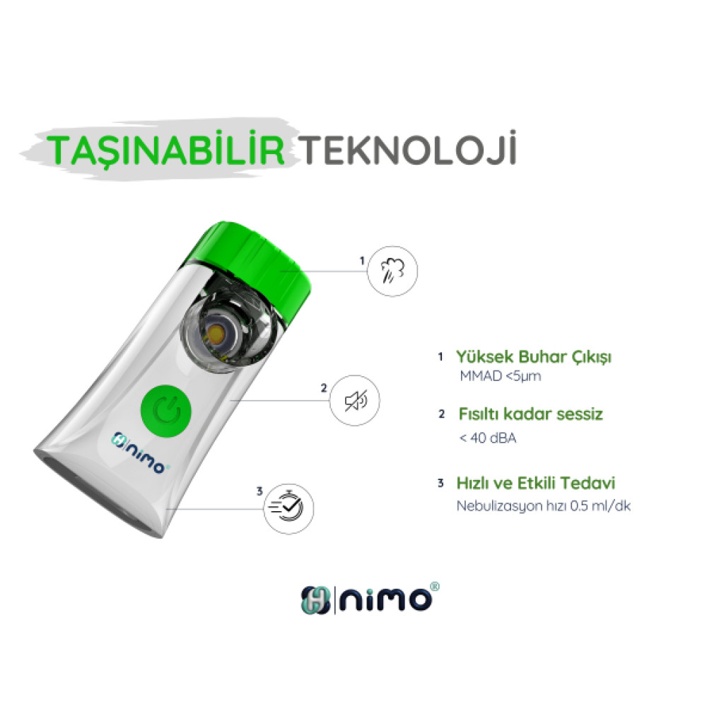 Nimo Nebulizator Tasinabilir Mesh (Hnk-Mesh-01) Medikal Ürünler Fiyatı