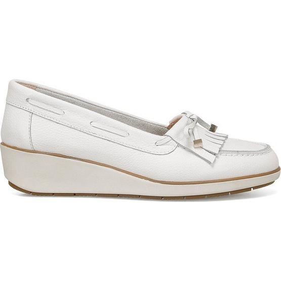 Nine West Agha Beyaz Kadın Dolgu Topuk Ayakkabı