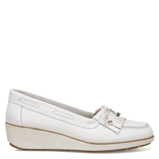 Nine West Agha Beyaz Kadın Dolgu Topuk Ayakkabı