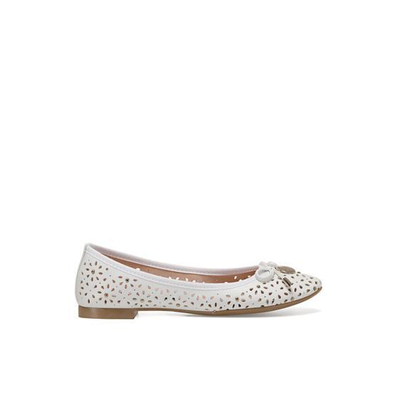 Nine West Becca Beyaz Kadın Babet