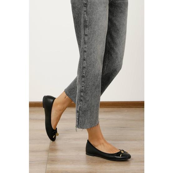 Nine West Scarlet Siyah Kadın Babet