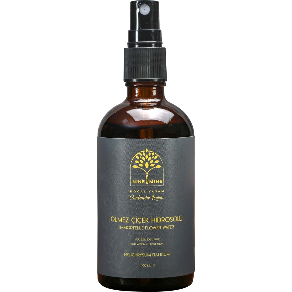 Nine&Mine Doğal Yaşam %100 Saf Organik Mayasıllı Ölmez Çiçek Hidrosolü (Helichrysum Italicum Flower Water) (100 Ml) Diğer Fiyatı