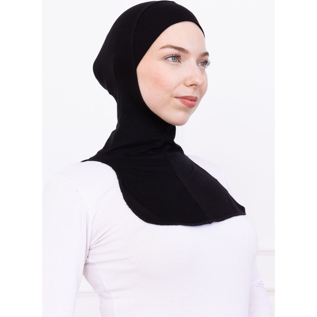 Ninja Bone Boyunluklu Likralı Sporcu Bonesi Kadın Pratik Tesettür Hijab Başörtü Siyah Giyim & İç Giyim Fiyatı