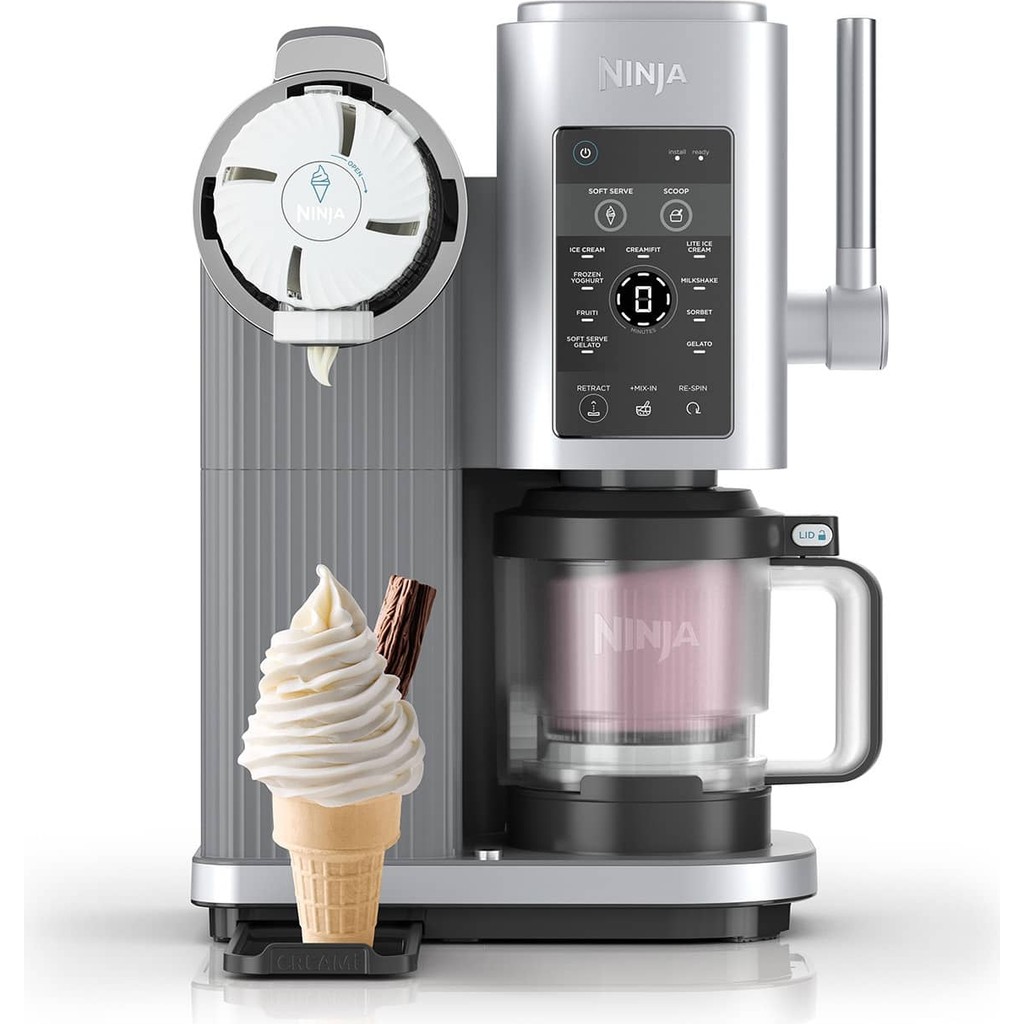 Ninja Swirl By Creami 13-In-1 Soft Serve & Dondurma Makinesi - Açık Gri Diğer Fiyatı
