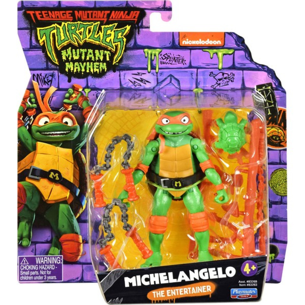 Ninja Turtles Mutant Mayhem Aksiyon Figürler Michelangelo 83269 Oyun Seti Fiyatı