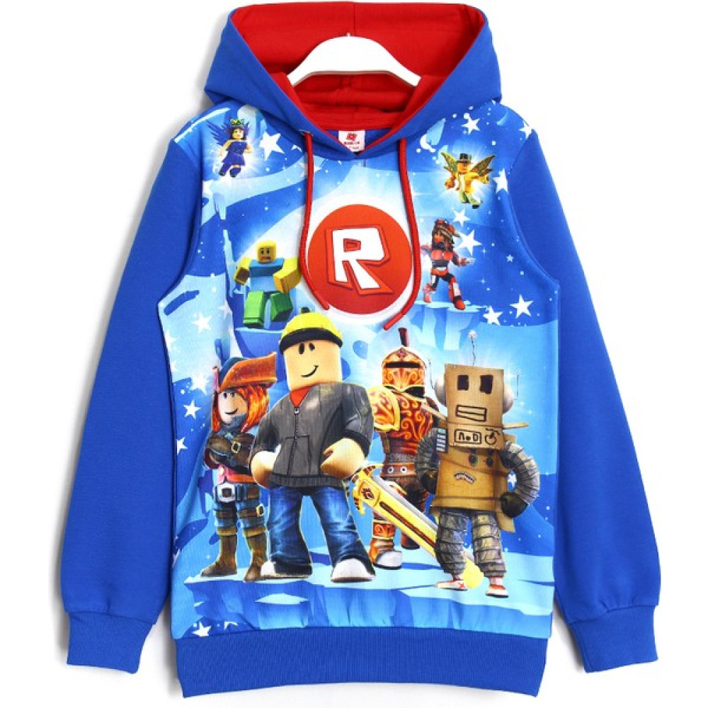 Ninjago Roblox Oyun Baskılı Erkek Çocuk Kapşonlu Sweatshirt 5 - 10 Yaş Saks Erkek Çocuk Sweatshirt Fiyatı