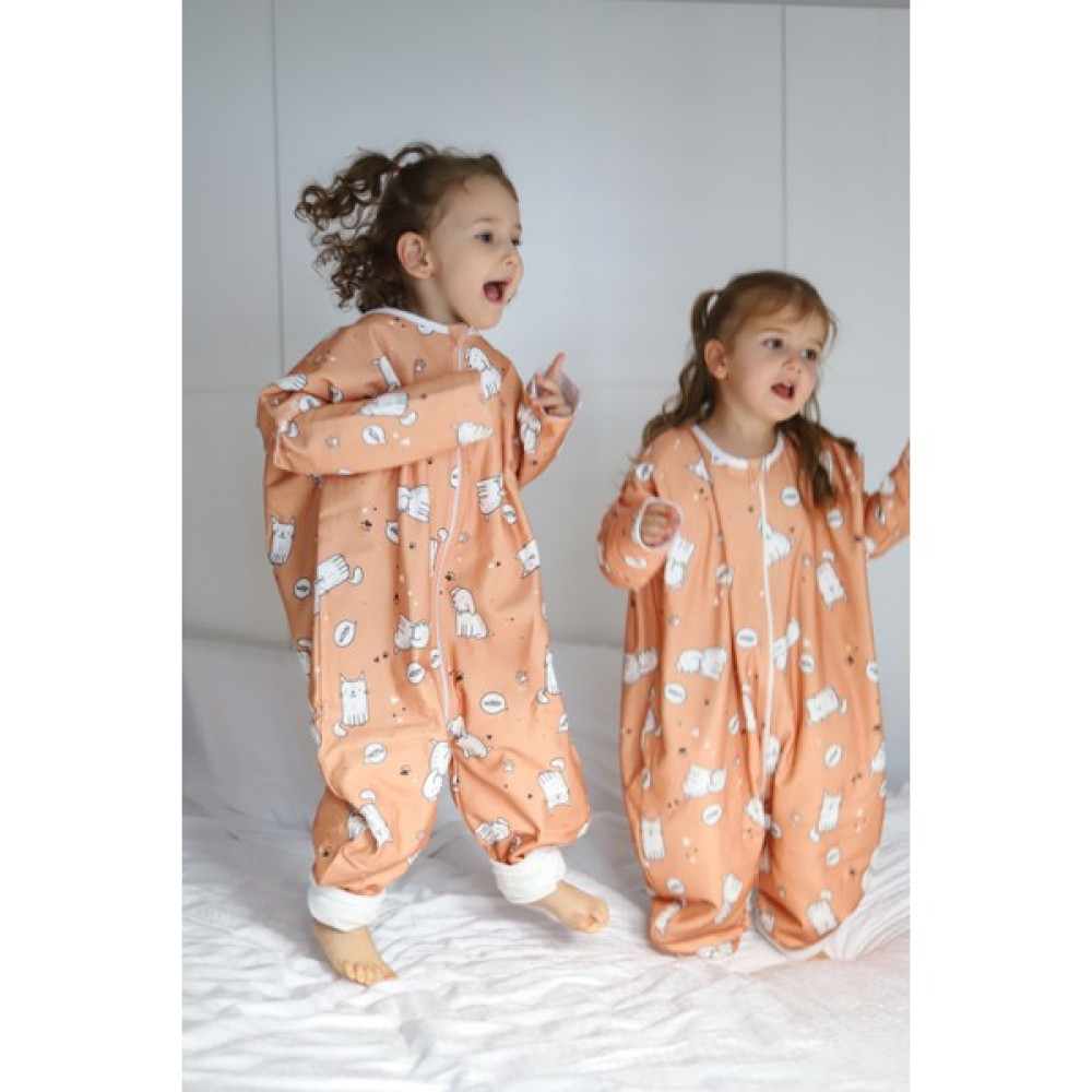 Ninna Kids 1 Tog 2 In 1 (Tak & Çıkar Kol) Petty Pet Bebek ve Çocuk Uyku Tulumu Erkek Çocuk Tulum Fiyatı