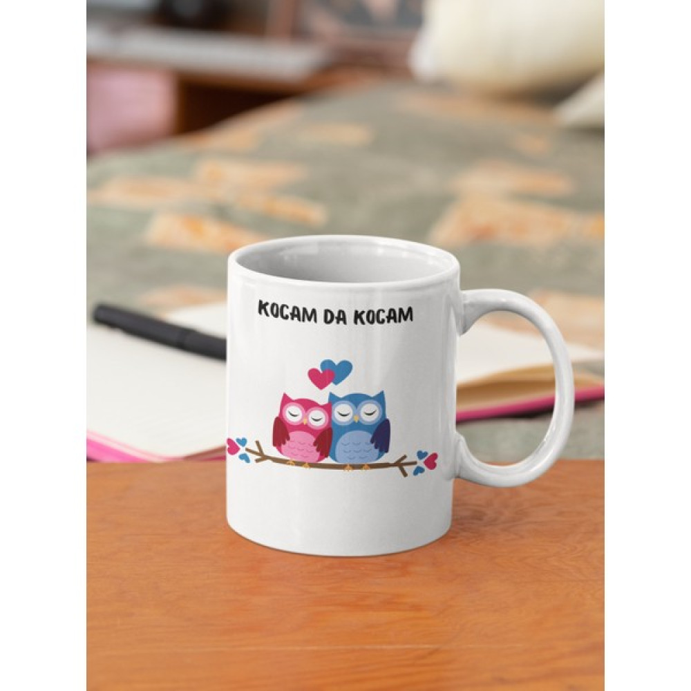 Nino Store Kocam Da Kocam, Karım Da Karım Baskılı Hediyelik Kupa Bardak - 1 Adet - Beyaz - 300 ml Fincan / Bardak / Kahve Takımı Fiyatı