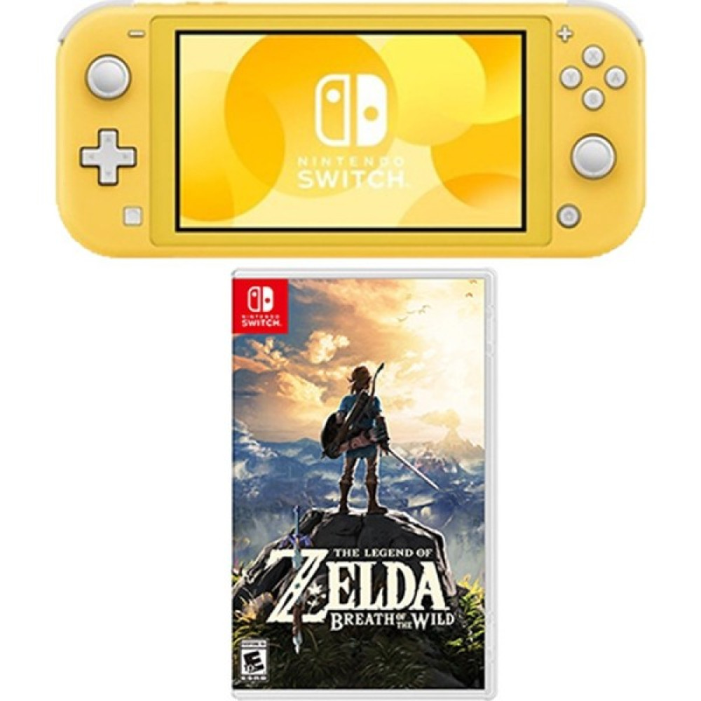 Nintendo Switch Lite Konsol Sarı + The Legend Of Zelda Breath Of The Wıld Oyun Nintendo Oyunu Fiyatı