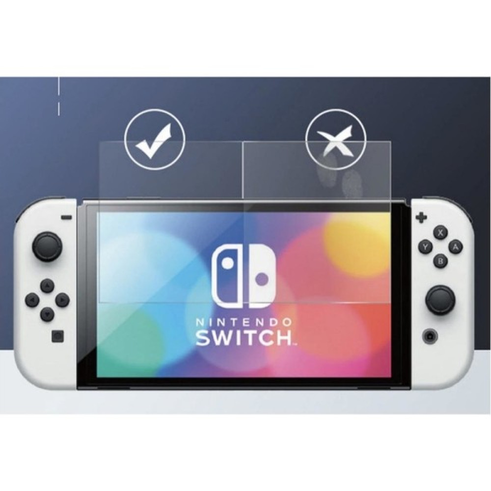Nintendo Switch OLED Ekran Koruyucu Temperli Cam Premium Pro 9h - Şeffaf Nintendo Oyunları Fiyatı
