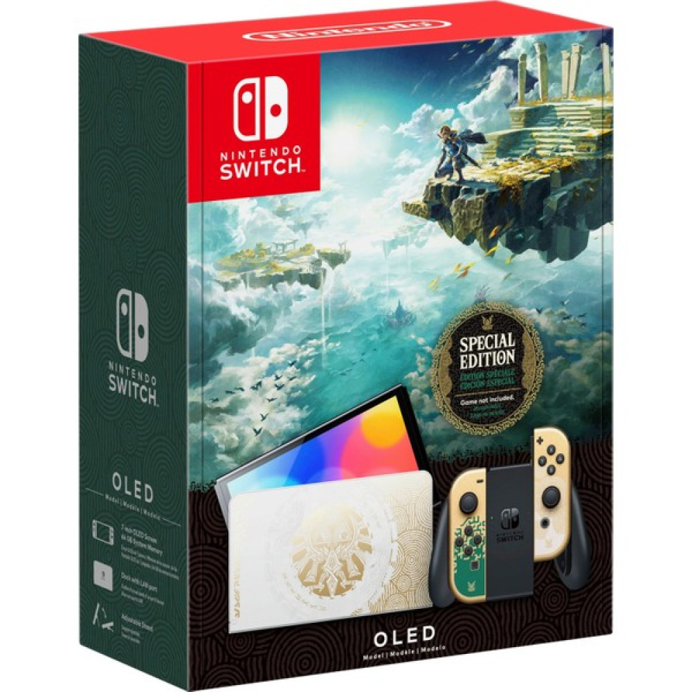 Nintendo Switch OLED Model Konsol Zelda Tears Of The Kingdom Limited Edition Nintendo Oyunu Fiyatı