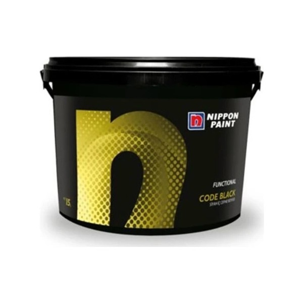 Nippon Paint Nippon Code Black Tam Siyah Silinebilir Mat Boya - 15LT İç Cephe Duvar Boyası Fiyatı