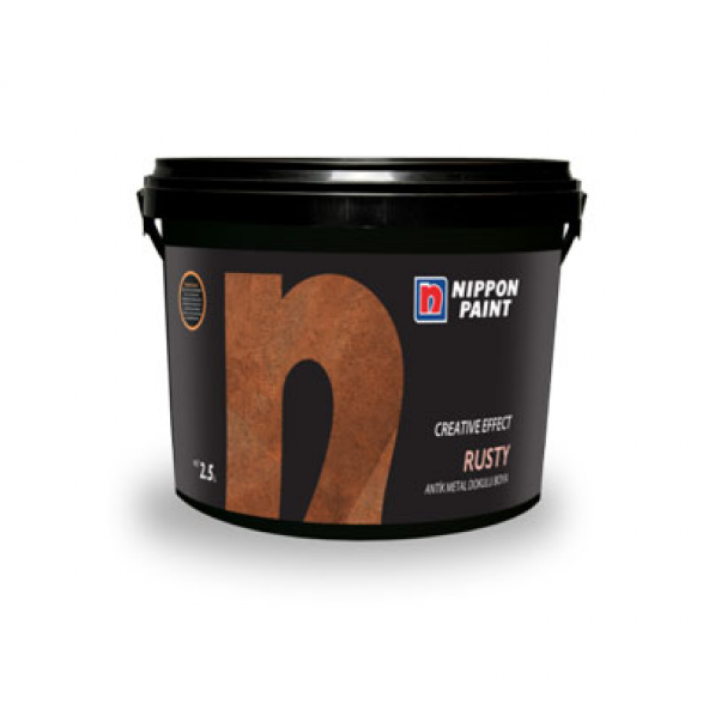 Nippon Rusty Gold Antik Metal Gorunumlu Boya 2.5 Lt İç Cephe Duvar Boyası Fiyatı