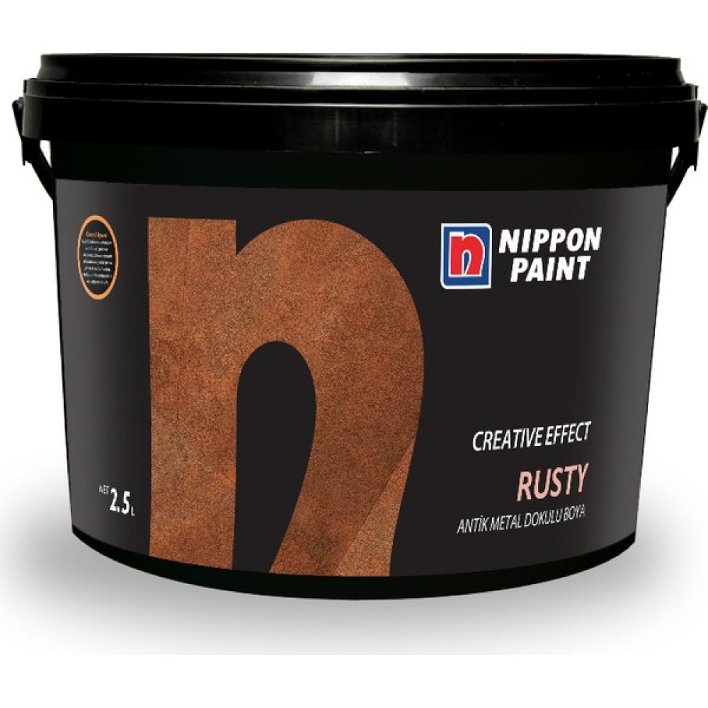 Nippon Rusty Gümüş Antik Metal Dokulu Efekt Boya 2.5 Lt Oto Boyaları Fiyatı