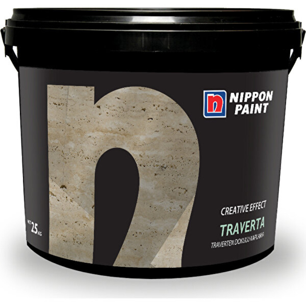 Nippon Traverta Doğal Taş Görünümlü Dekoratif Kaplama 25 Kg İç Cephe Duvar Boyası Fiyatı