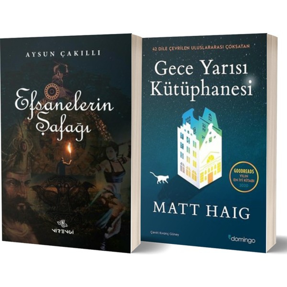 Nirengi Yayınları Efsanelerin Şafağı - Gece Yarısı Kütüphanesi 2 Kitap Set - Aysun Çakıllı Bilim Kurgu & Fantastik Fiyatı