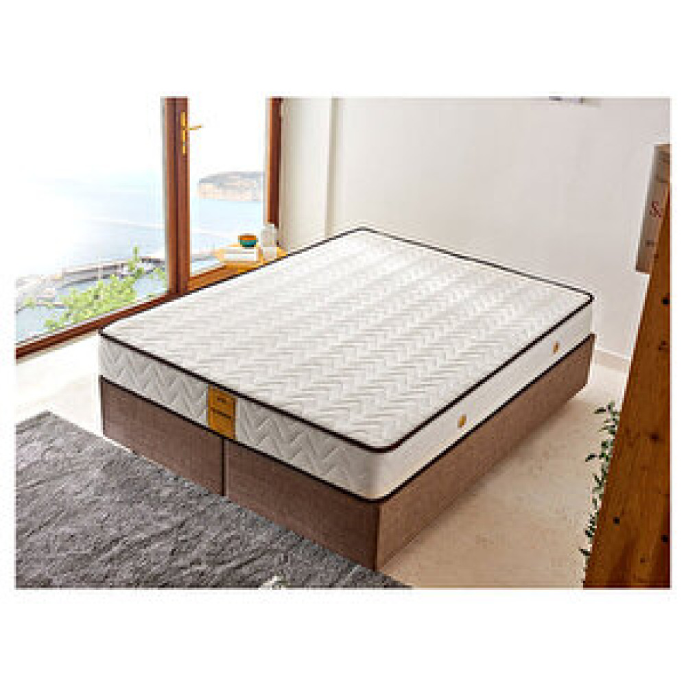 Niron Exclusive Yatak Çift Kişilik Visco Yatak Ekstra Lüks Yaysız Yatak 24 Cm Pamuklu Keten Doğal Kumaş 160x200 cm Yatak Fiyatı