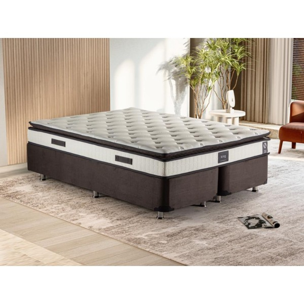 Niron King 160X200 Çift Kişilik Tam Ergonomik Pedli Lüks Yatak Orta Sert Özel Yatak - 160 x 200 cm Yatak Fiyatı
