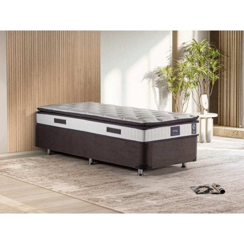 Niron King 90X190 cm Tam Ergonomik Pedli Lüks Yatak Tek Kişilik Orta Sert Özel Yatak - 90 x 190 cm Yatak Fiyatı